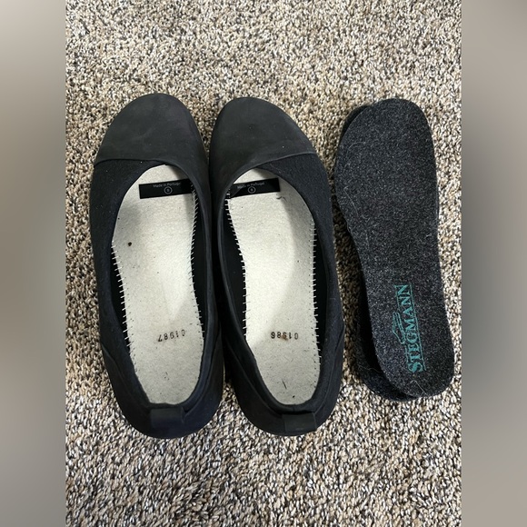 Stegmann Women's Sofie Wedge Slip-On Shoes Black Size 8 - Picture 9 of 9